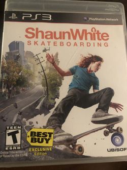 PS3 SHAUN WHITE SKATEBOARDING GAME
