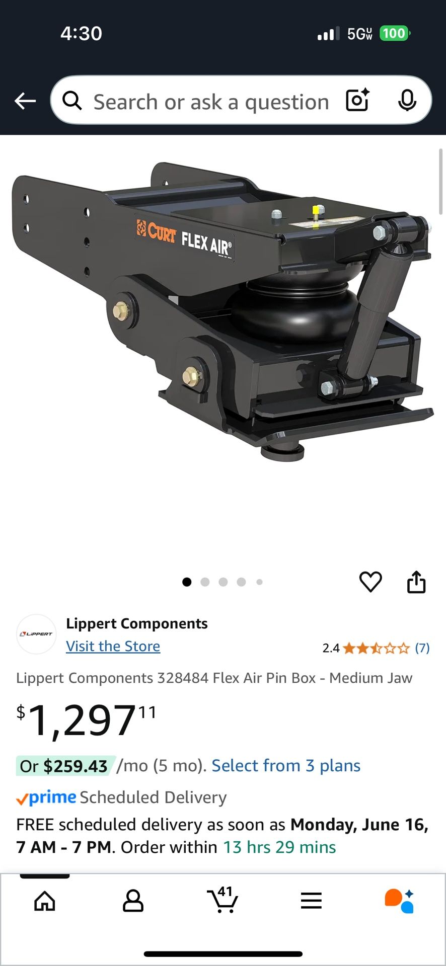 5th Wheel Pin Box