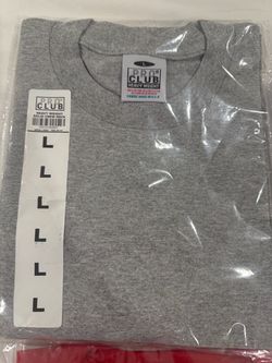 Pro Club Heavyweight Crew Neck T-Shirt Large Grey