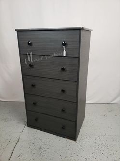 Gray Matte Jumbo Bedroom Dresser!