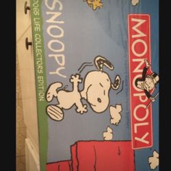 New Snoopy Collectors Edition Monopoly 