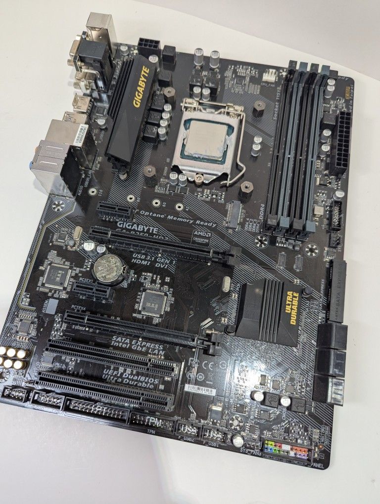 Intel Core I5 6600K CPU And MOBO Combo