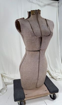 Vintage adjustable dress form mannequin mid-century