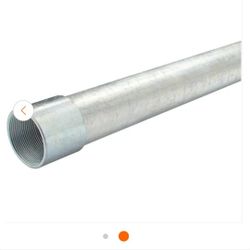 2in X 10ft   Galvanized  Steel Pipe