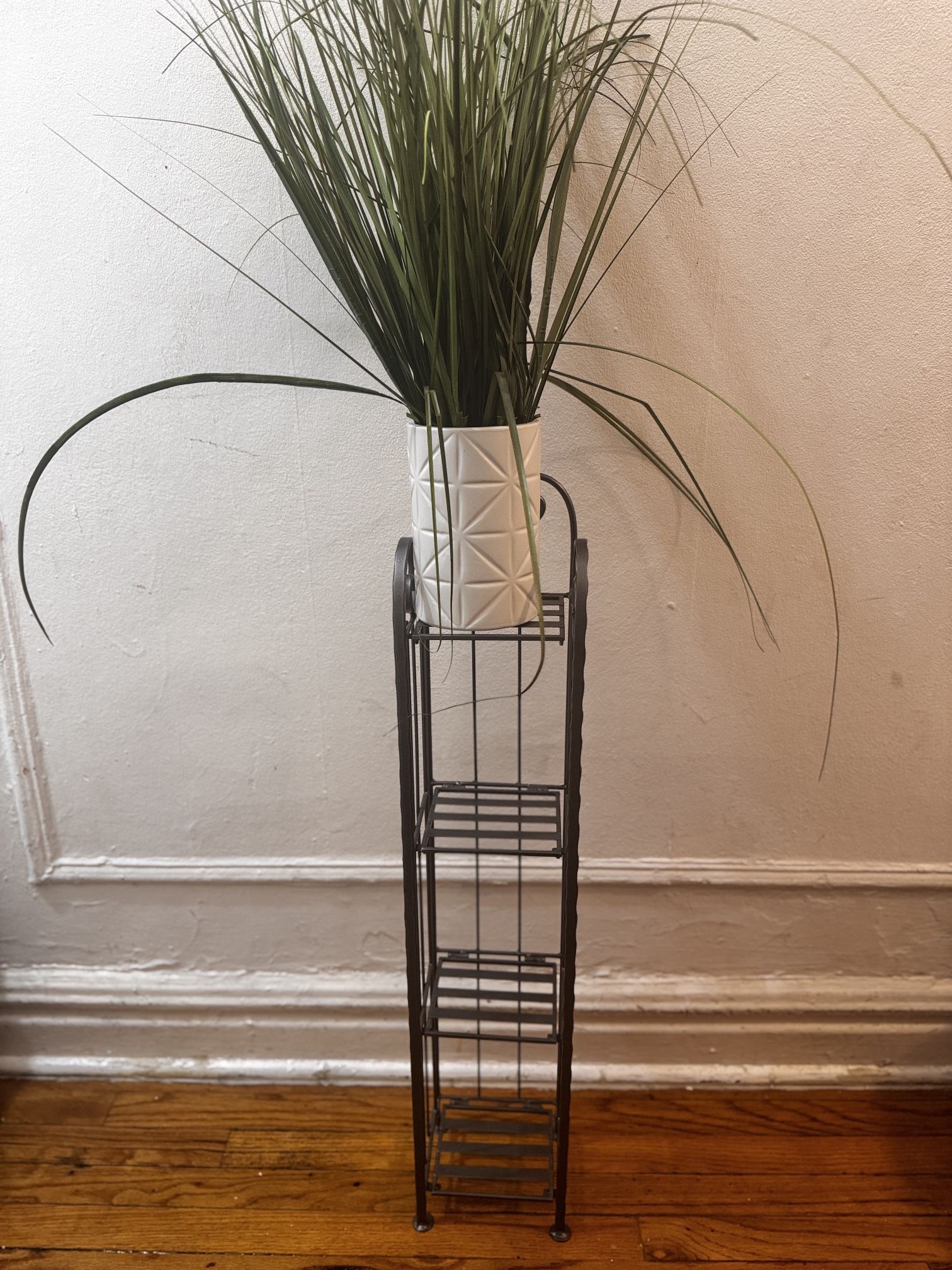 Metal Stand With Plant