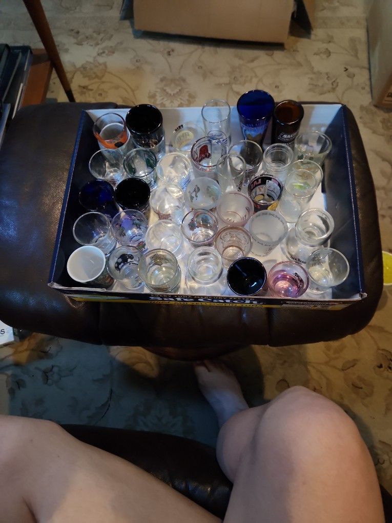 Shot Glases 39 Total 