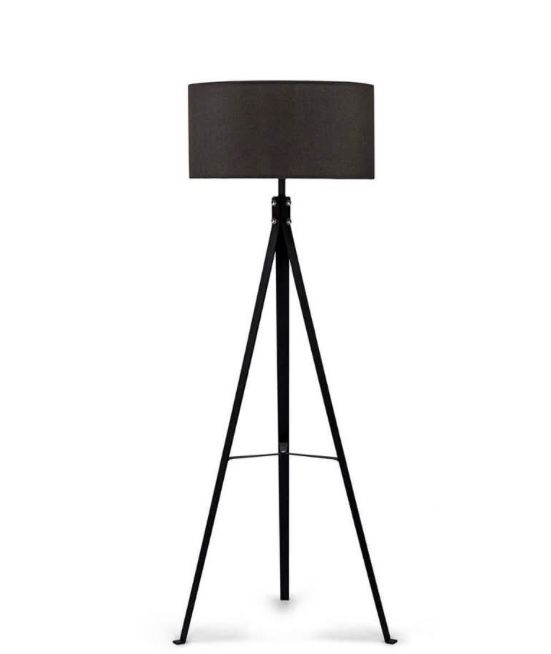 Article Scandinavian‑Style Treo Black Floor Lamp