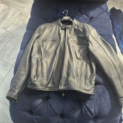 Harley 3 Vented Leather Jacket