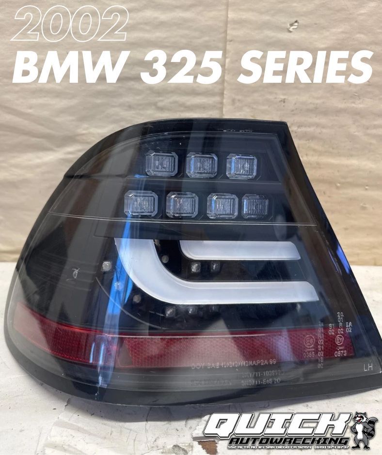 2002 BMW 3 Series 325 – Left Tail Light Assembly (Driver Side / LH)