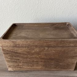 Antique Wood Storage Box