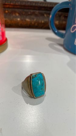 Teal ring size 8.5