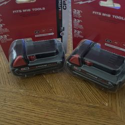 Milwaukee M18 Batteries 2.0