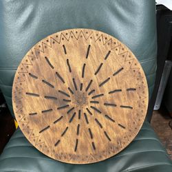 Nazar Drums 16” Water Fall Drum Natural -Geyser Sun Rays Design