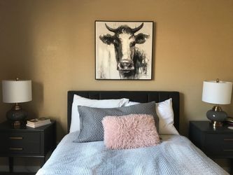 Cow Oil on canvas painting 28x28