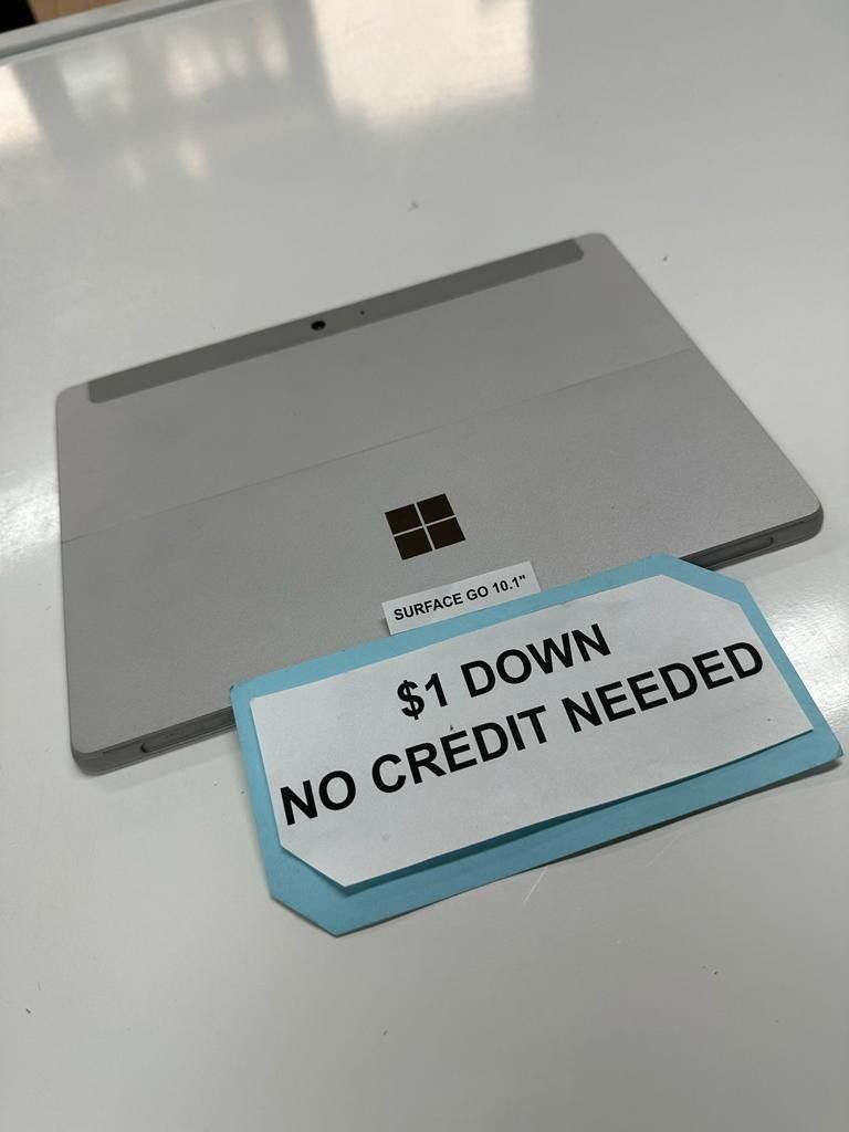 Microsoft Surface Go 10.1inch Tablet -PAYMENTS AVAILABLE FOR AS LOW AS $1 DOWN - NO CREDIT NEEDED