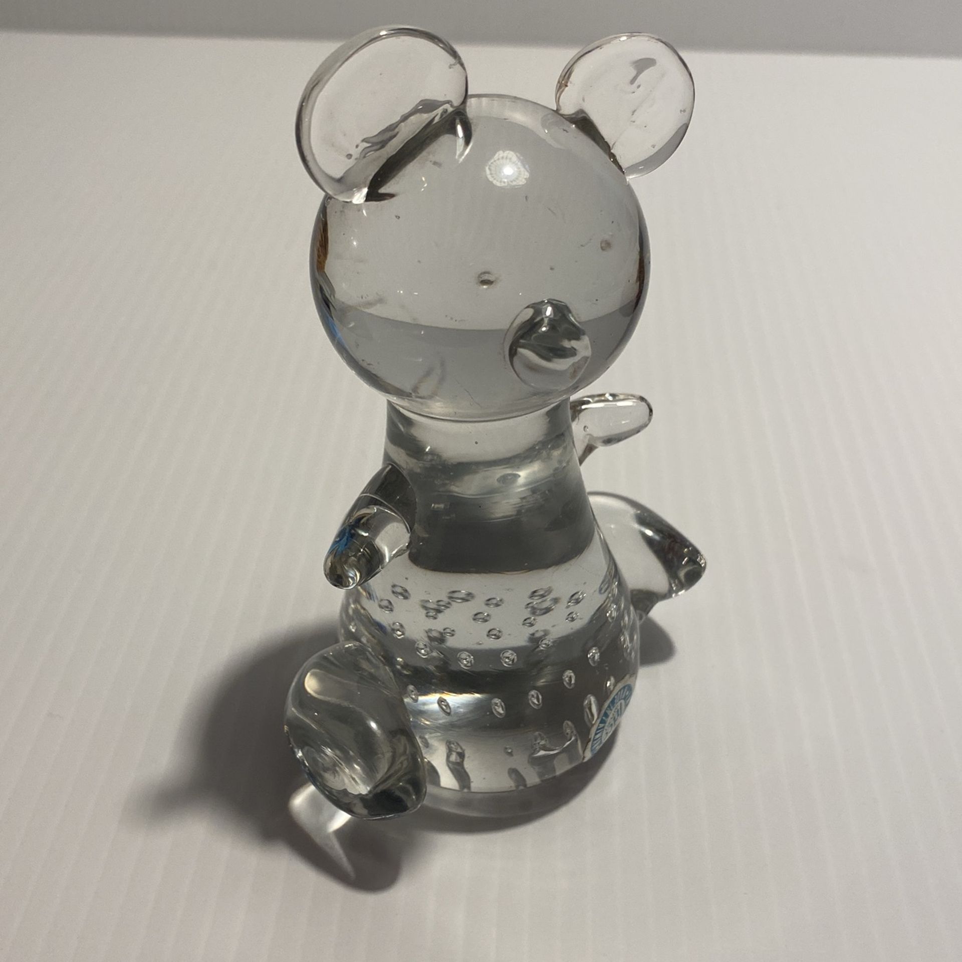 Paperweight Bear I W Rice Crystal Made In Taiwan