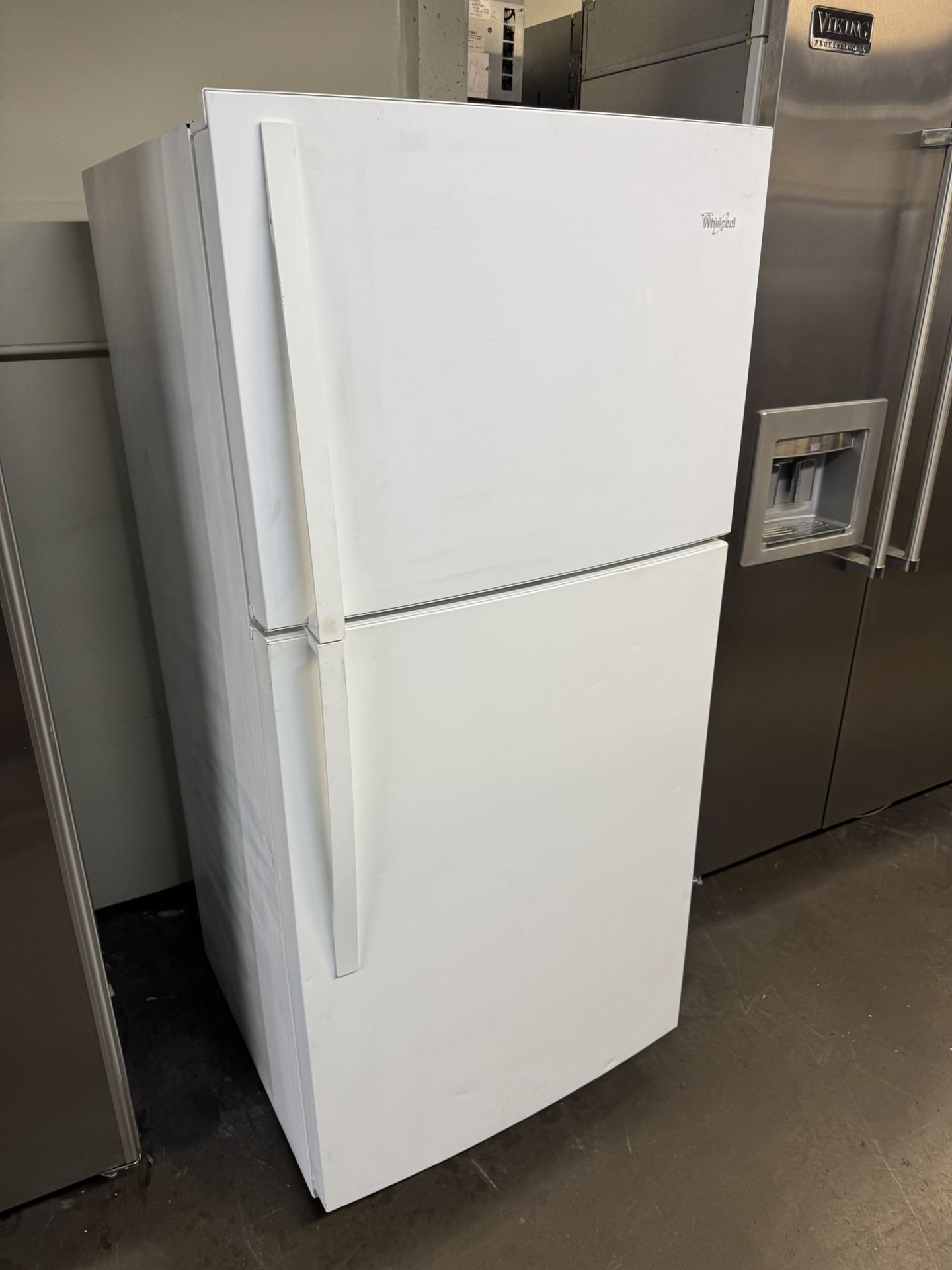 Whirlpool White Apartment Size Refrigerator