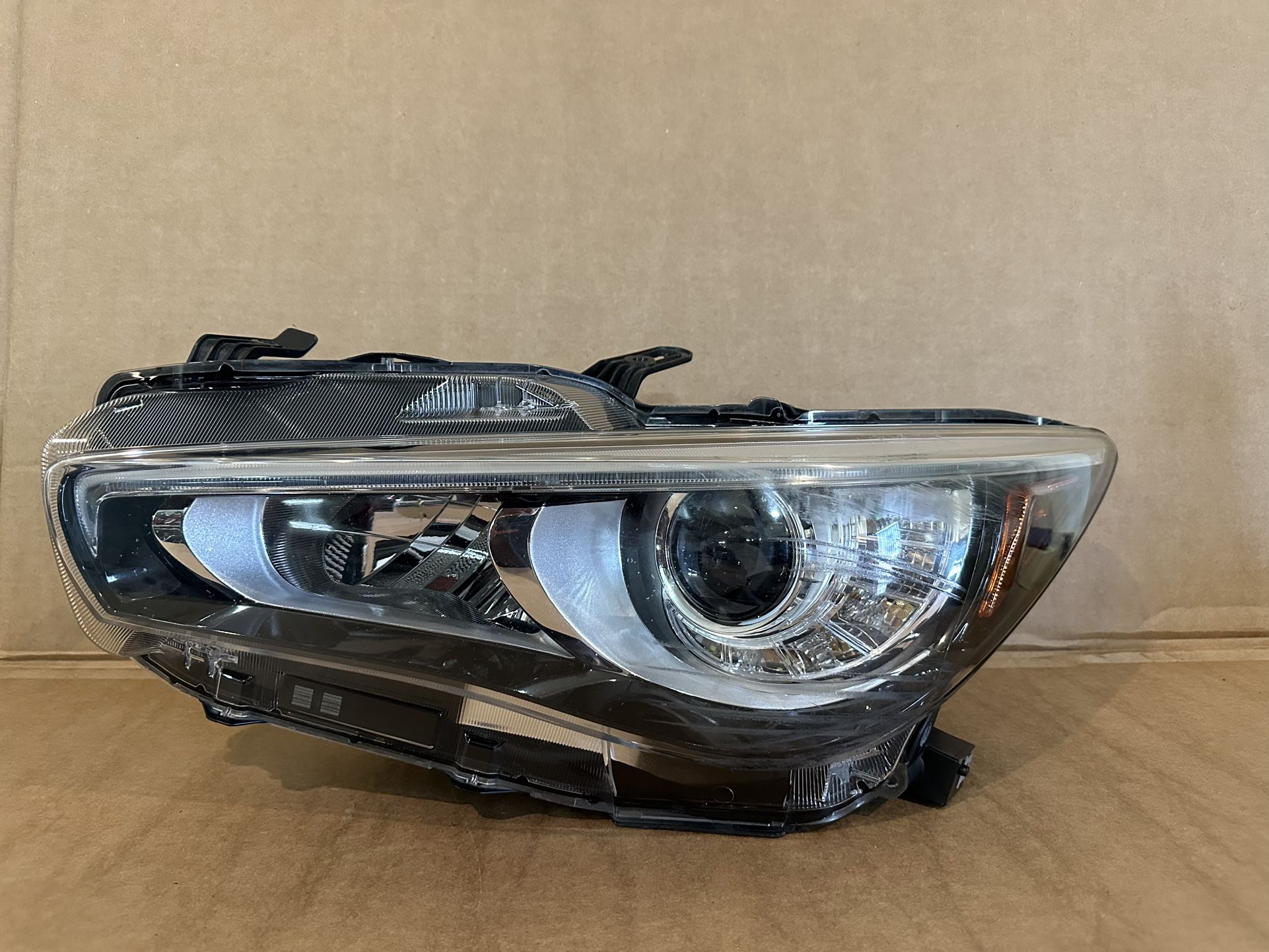 2018-2022 INFINITI Q50 LH LEFT DRIVER LED HEADLIGHT OEM