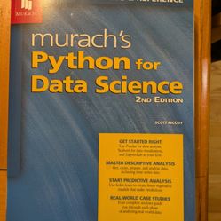 Murach's Python for Data Science - New