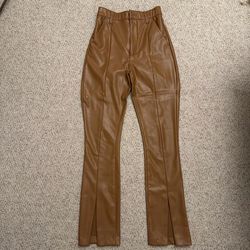 Faux Leather Pants