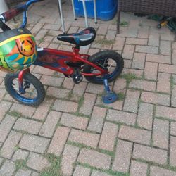 Little Bicycle With Helmet