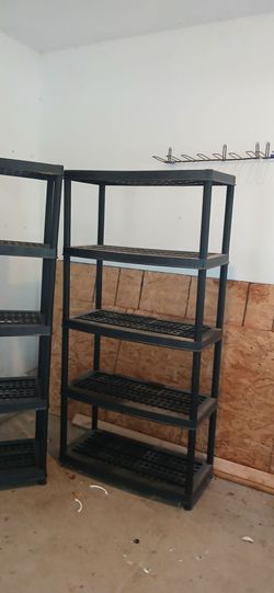 12 5 tier shelfs 6'Tall × 3'long× 15" wide