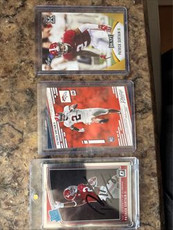 Patrick Surtain II Rookie Card Lot of 3 with 1 autographed.