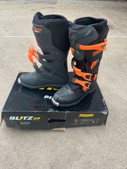 Thor Blitz Mx Dirtbike Riding Boots