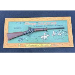 Marx Miniature Toy Cap Shooter 7.25" SHARPS CARBINE RIFLE Replica