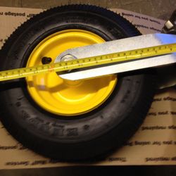 lot 4 KENDAL NYLON TUBELESS TIRE 4.10/3.50-6 (4 PLY RATING) WHEEL CASTER FRAME 
