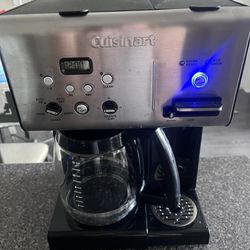 Cuisinart 12-Cup Programmable Coffee Maker 1 Cubic ft, Black/Stainless (Renewed)