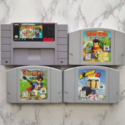 SNES and N64 Games Mario And More READ DESCRIPTION  