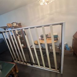 Full Size bed frame With Head Footboard, white