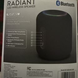 Radiant LED wireless Speaker