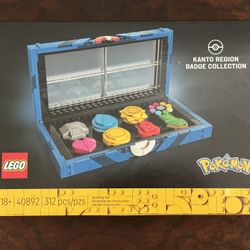POKÉMON Kanto Gym badges Lego Exclusive Set 40892