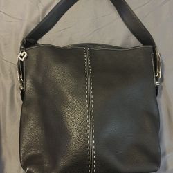 BRIGHTON PURSE -14” LEATHER BEAUTIFUL DETAIL