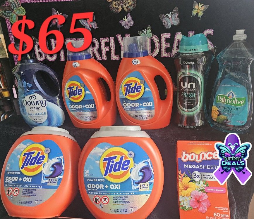 Tide & Downy Bundle $65