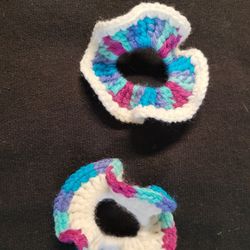 Crochet Hair Scrunchies