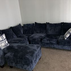 Blue Sectional 