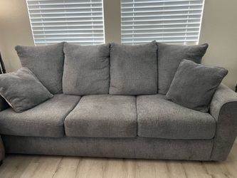 Ashley Furniture Grey 3-Seater Sofa - Like New