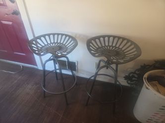 Tractor seat bar stools