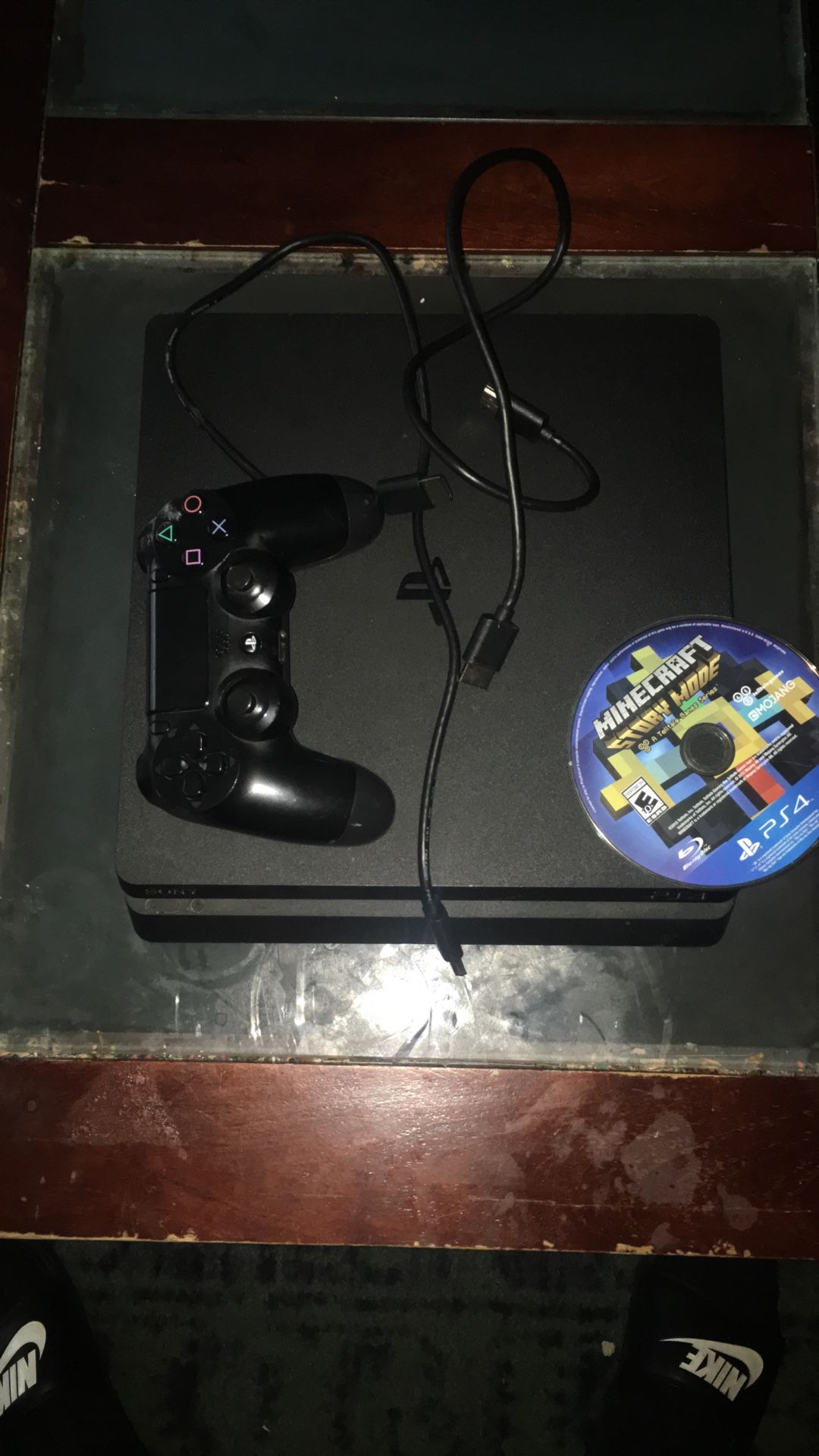 PS4 With Minecraft Story Mode