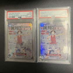 One Piece College Basketball NCAA Luffy PSA 10