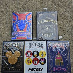 5 New Bicycle Characters Playing Cards (VALENCIA) $20