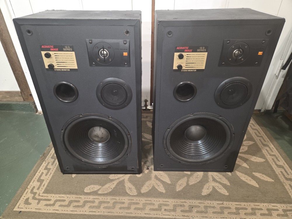Pair of acoustic image speakers
