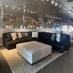 Charcoal 3PC Sectional Couch