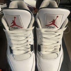 Jordan 4 White Cement Size 9