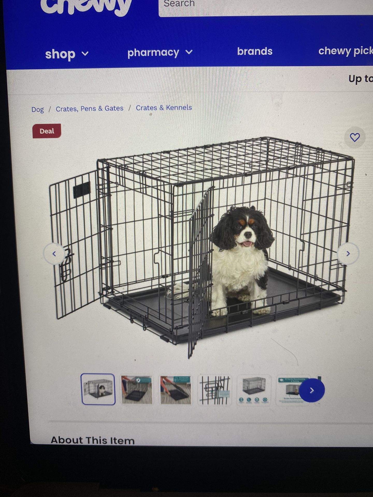 Medium Sized Dog Crate