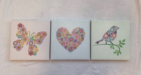 3 piece Oopsy Daisy Too wall art set