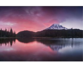 Puzzle-Shadow on The Lake-1000 Pieces Peaceful Lake and Mountain Nature Scenery Series Jigsaw Puzzles